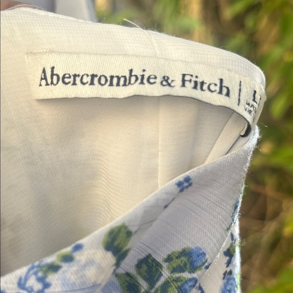 Abercrombie Fitch Patchwork Floral Print Mini Dress Women's Size L - Picture 3 of 8